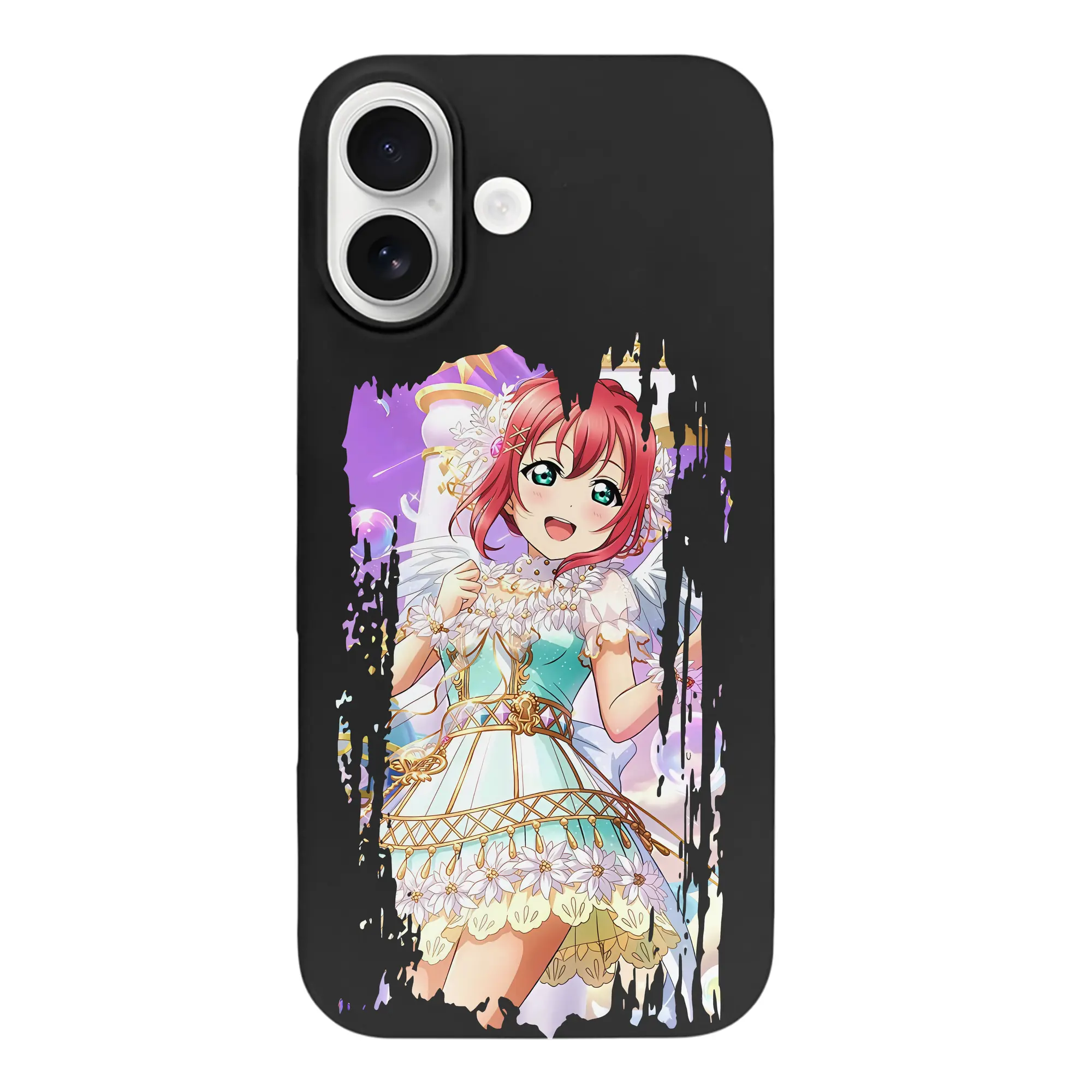 Love Live! グッズ,黒澤ルビィ - iPhone 17 シリーズ シリコンケース 薄型 耐衝撃 指紋防止 ソフトタッチカバー 精密フィット 傷防止 保護ケース iPhone 17/17 Air/17 Pro/17 Pro Max 対応